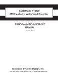 Model 110400 Programming and Service Manual
