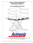 INSTALLATION, OPERATION AND SERVICE MANUAL PLTC