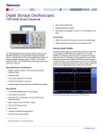 Tektronix TBS1000B Series Digital Storage Oscilloscopes