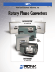 Rotary Phase Converters