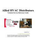 Technical Service Guide - Allied HVAC Distributors