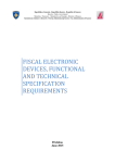 fiscal electronic devices, functional and technical specification