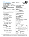 Service Bulletin - H and A Accessories