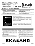 EKASAND Low Profile 127 mm (5 in.) and 152 mm (6 in.) 12,000