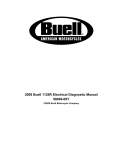 2008 Buell 1125R Electrical Diagnostic Manual 99949-08Y