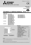 technical & service manual - Aire Acondicionado Mitsubishi Electric