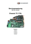 Serviceanweisung Chassis TV 17XL