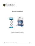 Scissor Lift Safety - Environmental Health & Safety