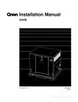 965-0601C Onan GHAB (spec A) Genset Installation manual