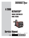 ULTRAFEED® A 2000 Service Manual
