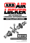 ARB® Air Locker™ Locking Differential, Front Dana 44, All Ratios
