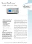 Aeroflex/IFR/Marconi 2319E Datasheet