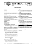 RAZOR-PAK KIT - Harley