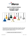 PARTS & SERVICE MANUAL CONTEMPO SERIES