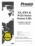 XS, DXS & WXS Series Scissor Lifts - Cisco