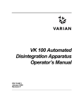 VK 100 Automated Disintegration Apparatus