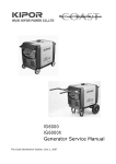IG6000 / IG6000H - Kipor Generators, Reliance Controls