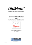 UltiMate - OQ/PQ Operating Instructions