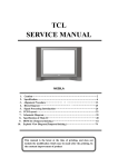 TCL SERVICE MANUAL