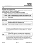 RI45 SERIES CORD REEL SERVICE MANUAL