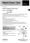 Model CS 33ET ENGINE CHAIN SAW