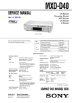 SERVICE MANUAL - MiniDisc Community Page