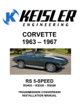 MAG-05602, CORVETTE 1963-1967 RS 5-Speed Installation Manual Rev 0
