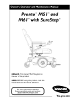 Pronto® M51™and M61™with SureStep®