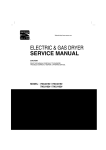 electric & gas dryer service manual