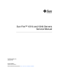 Sun Fire V215 and V245 Servers Service Guide