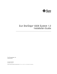 Sun StorEdge 6320 System 1.2 Installation Guide