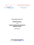 service manual instructions for continued airworthiness