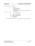 Chapter B CONTRACT DOCUMENTS