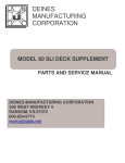60 SLI Deck Supplement - Laird Manufacturing Corporation