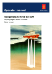 Kongsberg Simrad EA 500