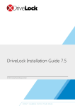DriveLock Installation Guide 7.5