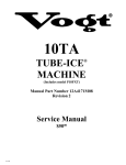 TUBE-ICE® MACHINE - Whaley Food Service