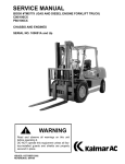 SERVICE MANUAL WARNING