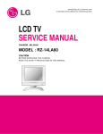 LCD TV SERVICE MANUAL