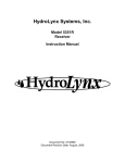 HydroLynx Systems, Inc. Model 5351R Receiver