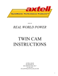 TWIN CAM INSTRUCTIONS