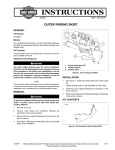 Outer Fairing Skirt Instruction Sheet - Harley