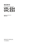 VPL-ES4/VPL-EX4 Service Manual
