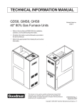 technical information manual - John Betlem Heating & Cooling