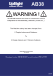 operation manual warning - AL Del