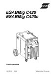 ESABMig C420 ESABMig C420s - ESAB Welding & Cutting Products