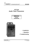 ATT-20 Audio Track Transceiver