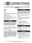 flhr/flstc auxiliary lamp independent control wire - Harley