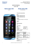 Nokia Asha 305/306 Service Manual Level 1&2