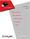 Lexmark C500n 5023-110 Service Manual